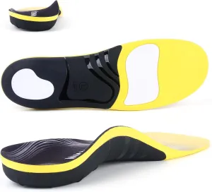 (2025) Plantar Fasciitis Insoles for Women & Men - Orthotic Arch Support Insoles for Pain Relief - Cushioned Shoe Inserts for Standing All Day, Work Boots, Flat Feet & Heel Spurs - Comfortable