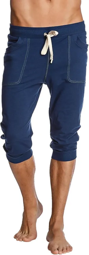 4-rth Men's Transition Cuffed Yoga Jogger Pant Modal French Terry Made in America Caliifornia Stretch Fit European Style