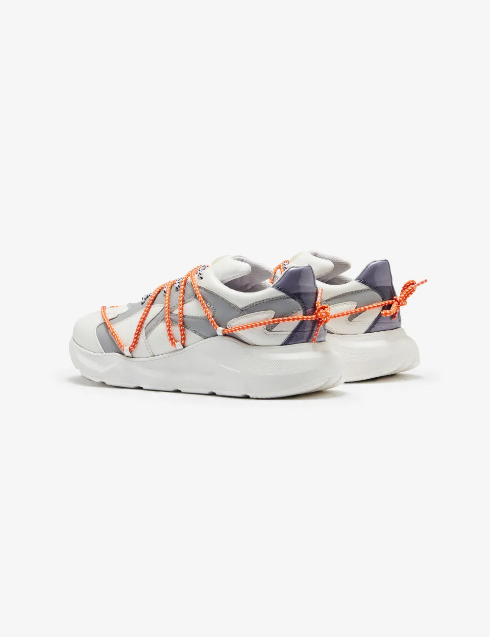 608 white grey chunky sneaker