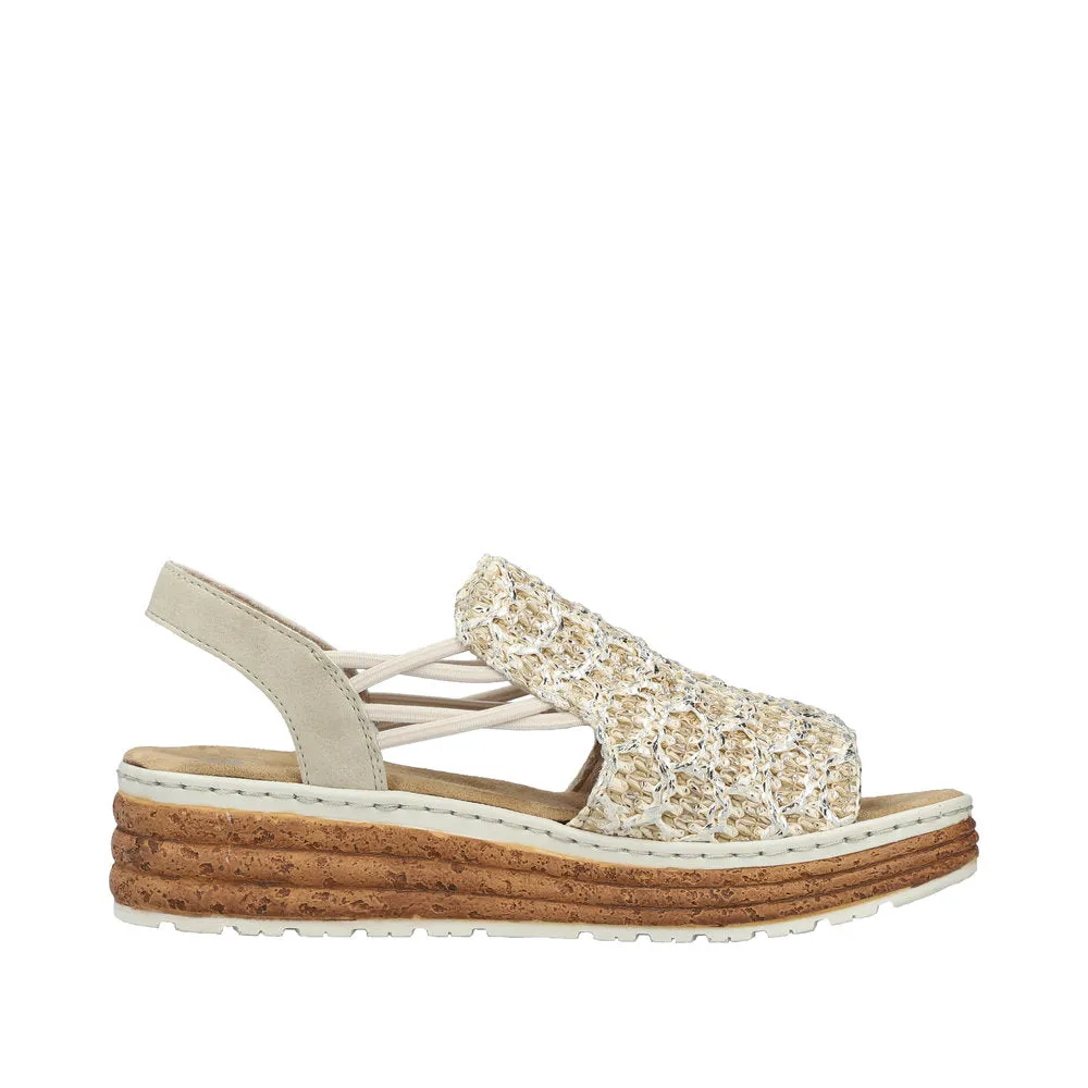62741-60 - Beige Sandal - Rieker