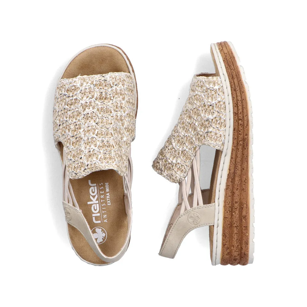 62741-60 - Beige Sandal - Rieker
