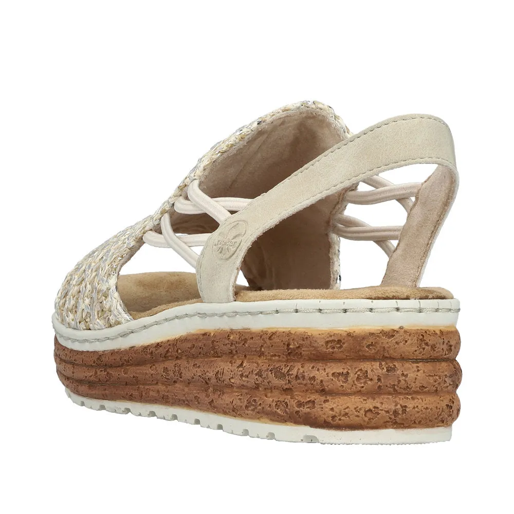 62741-60 - Beige Sandal - Rieker