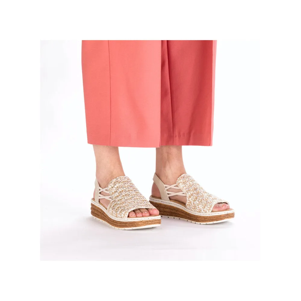 62741-60 - Beige Sandal - Rieker