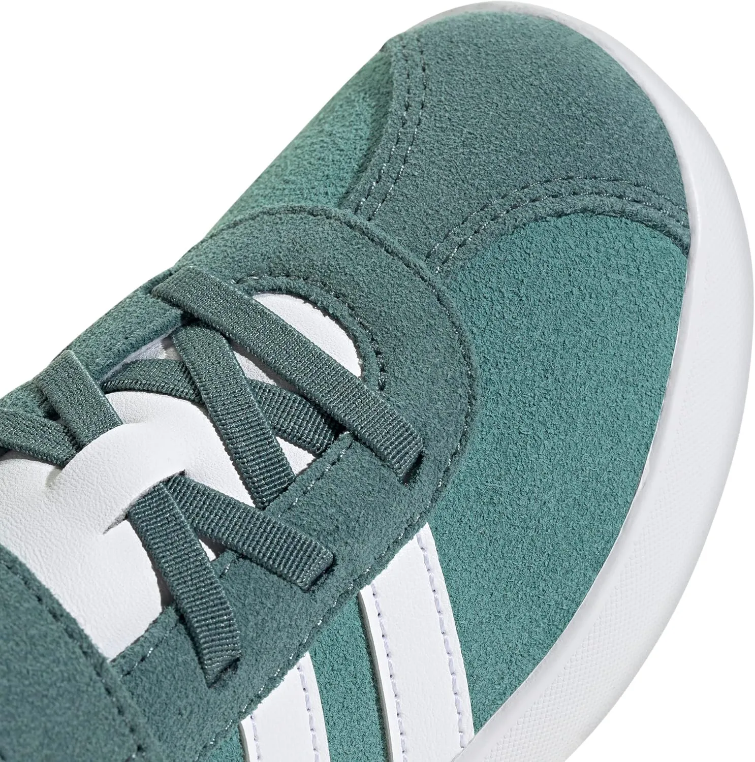 adidas Unisex-Child Vl Court 3.0 Elastic Lace & Strap Sneaker