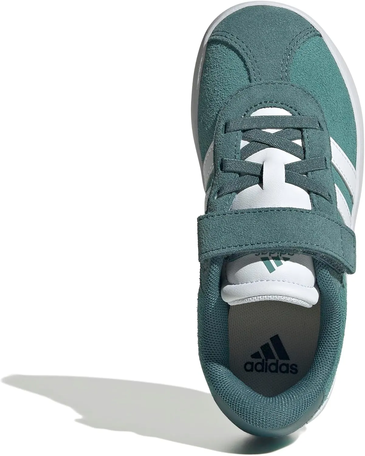 adidas Unisex-Child Vl Court 3.0 Elastic Lace & Strap Sneaker