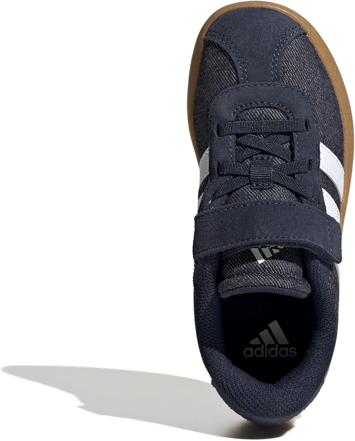 adidas Unisex-Child Vl Court 3.0 Elastic Lace & Strap Sneaker