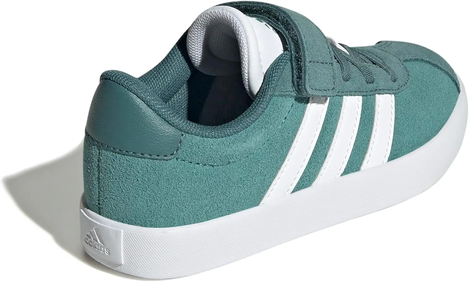 adidas Unisex-Child Vl Court 3.0 Elastic Lace & Strap Sneaker