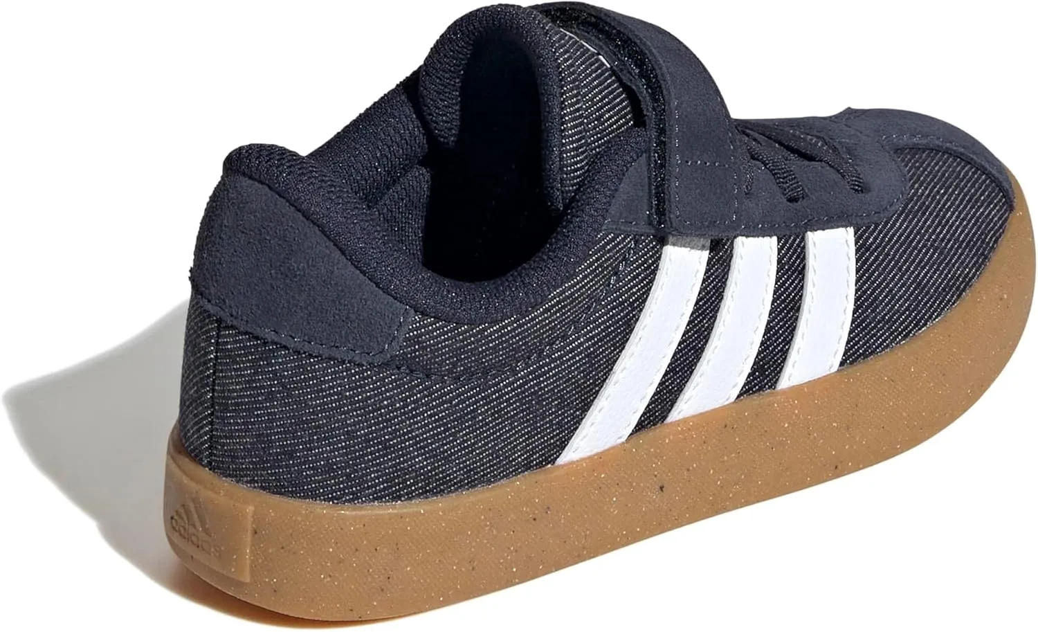 adidas Unisex-Child Vl Court 3.0 Elastic Lace & Strap Sneaker