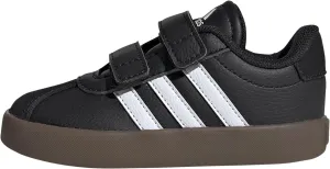 adidas VL Court 3.0 Skateboarding Sneaker for Unisex-Baby, Black, 15.0 cm