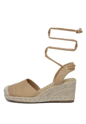Aiden Lace-Up Crochet Espadrilles