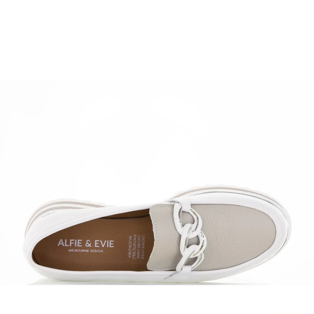 ALFIE & EVIE HITCH WHITE GREY