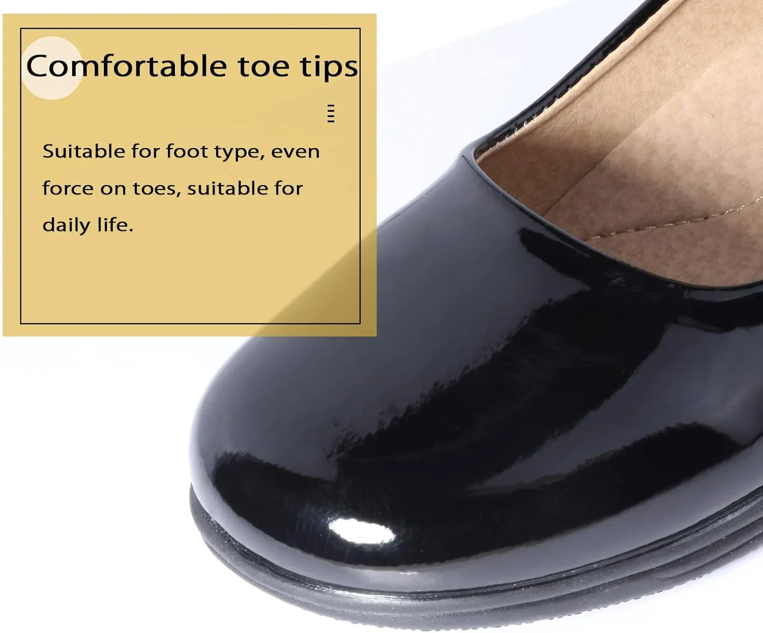 Amtidy Girls School Uniform Shoes Mary Jane School Wedding Party Flat Shoes