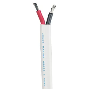 Ancor Standard Duplex Cable - Flat 14-2 AWG - 2 x 2mm&#178; Red-Black - 250'