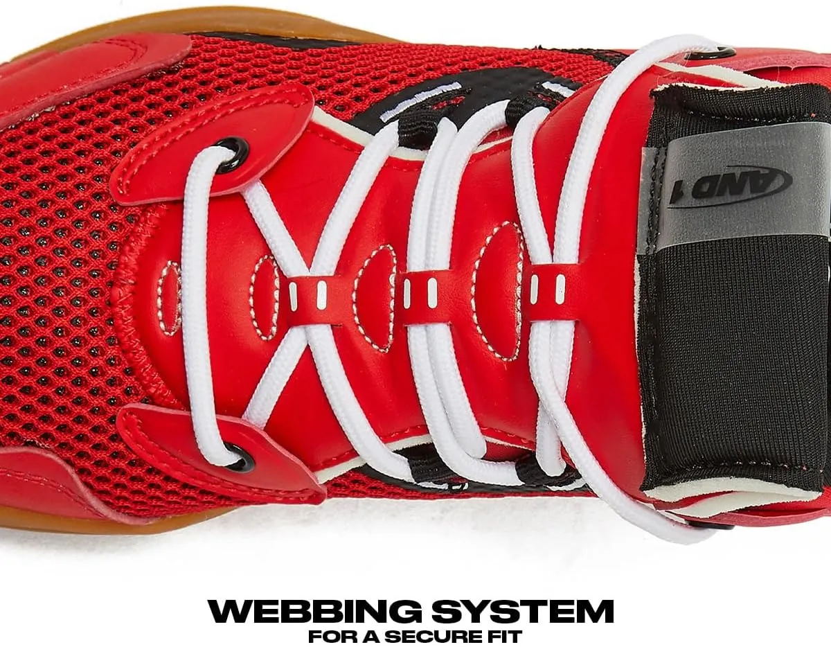 AND1 Girls & Boys Basketball Shoes Kids, Boys High Top Sneakers, Youth Size 1 to 7 Kids Basketball Shoes Boys