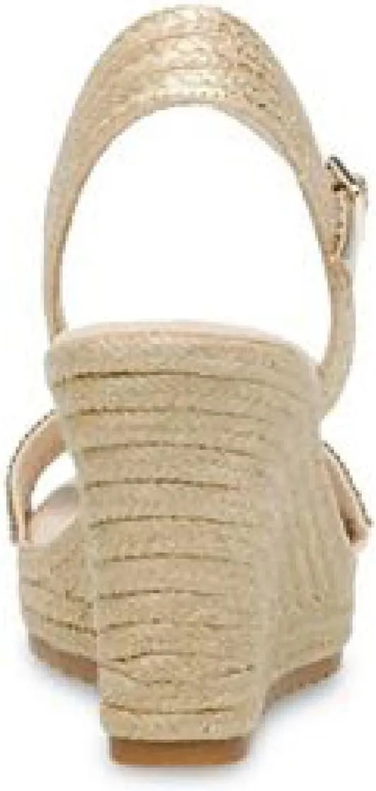 Anne Klein Womens Wella Rhinestone Ankle Strap Platform Sandals