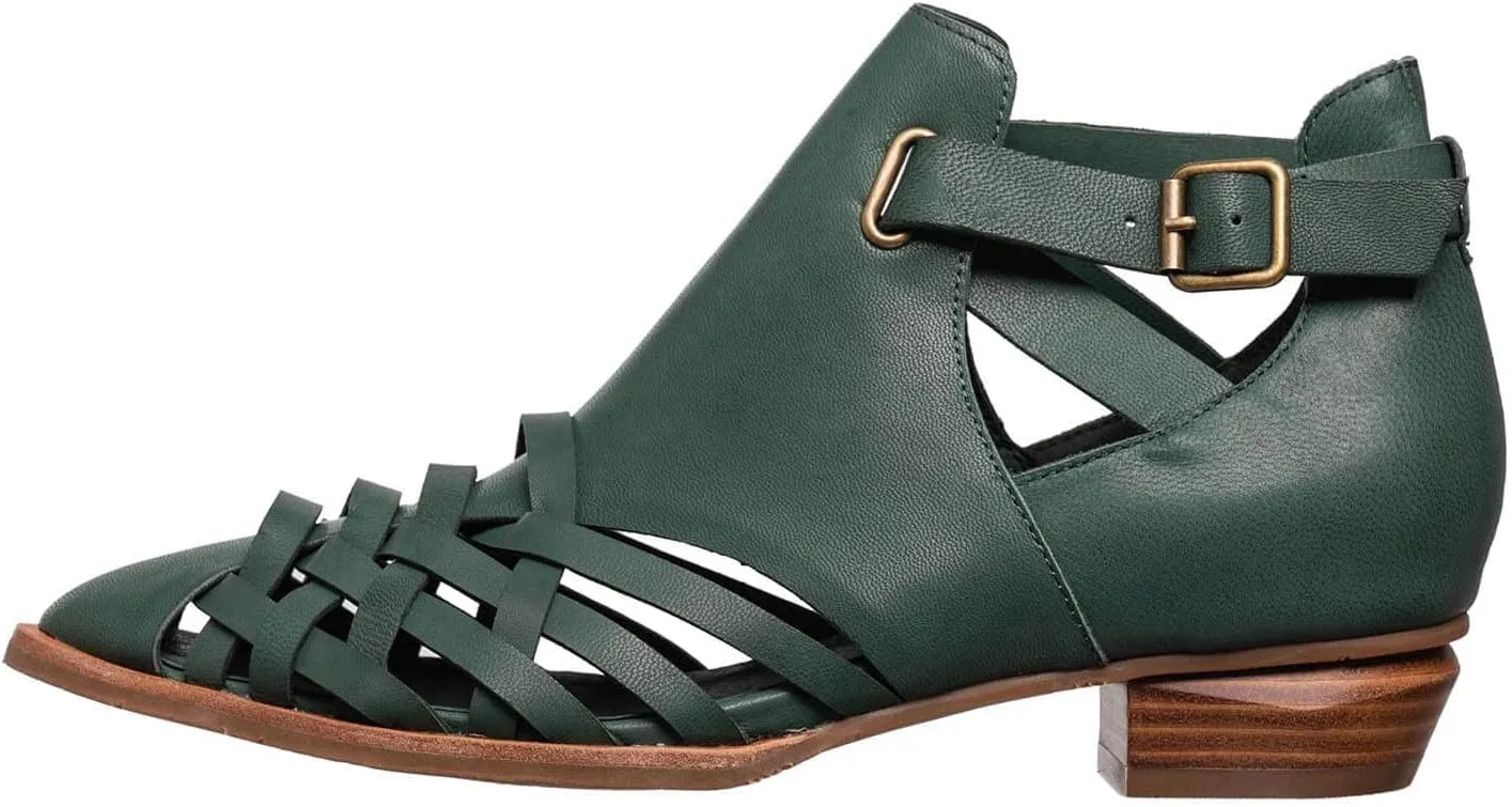 Antelope Women's Leena Leather Heel Flat Shoes