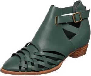 Antelope Women's Leena Leather Heel Flat Shoes