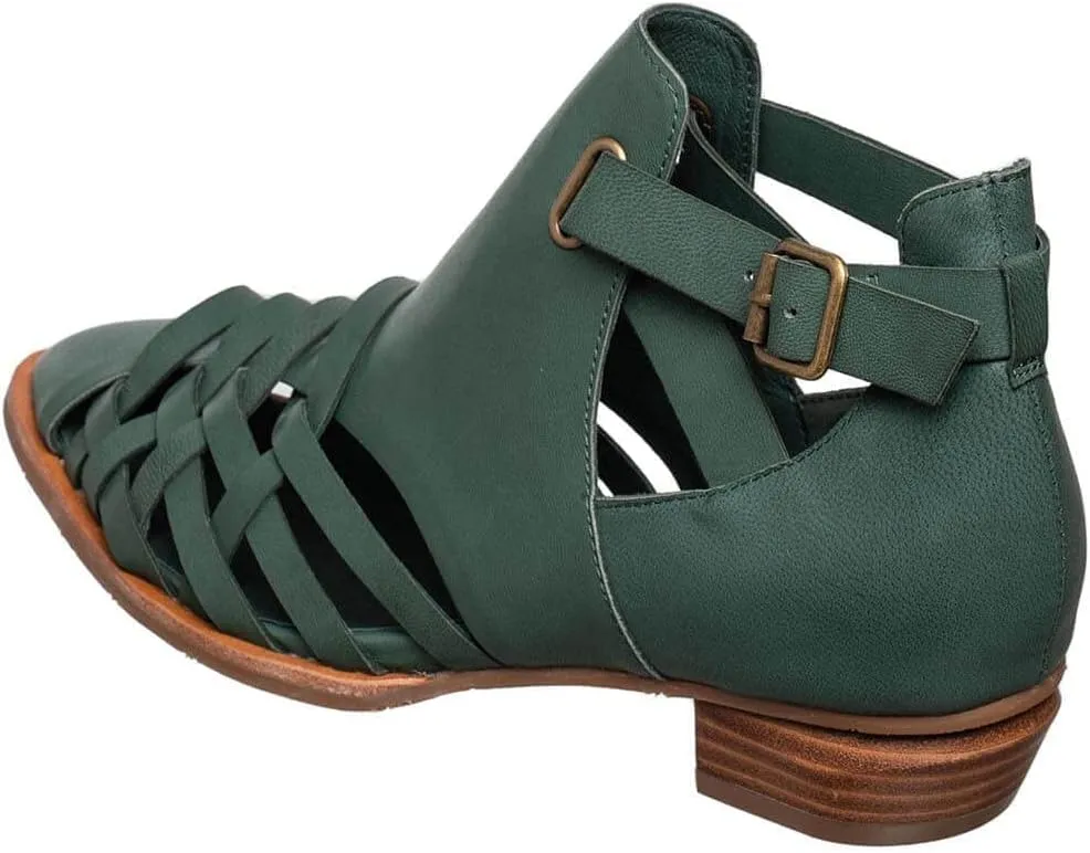 Antelope Women's Leena Leather Heel Flat Shoes