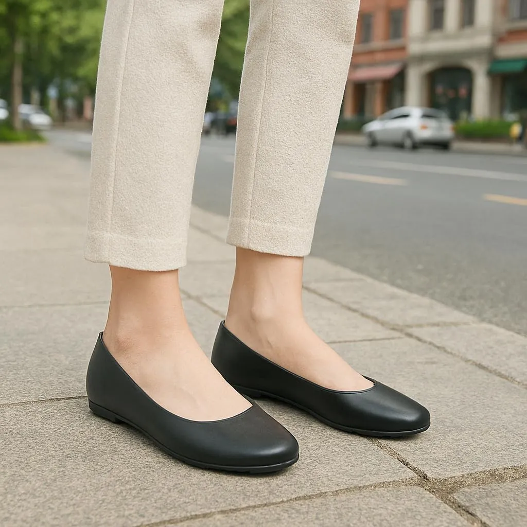 Aomigoct Flats for Women Ballets Shoes: Dress Slip Comfortable Work Flats - Casual Ladies Wedding Walking Flat