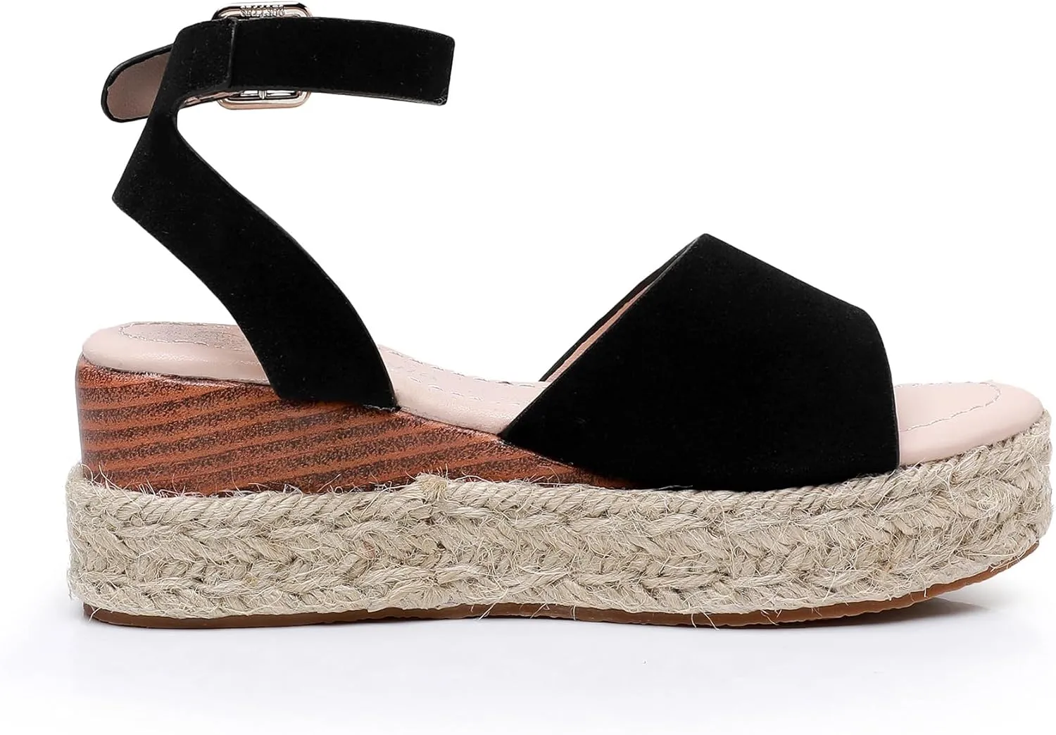 Apakowa Girls Sandals Flatform Wedge Open Toe Summer Sandals Shoes Little Big Kid Flower Girl Heels Dress Shoes (Little Kid/Big Kid)