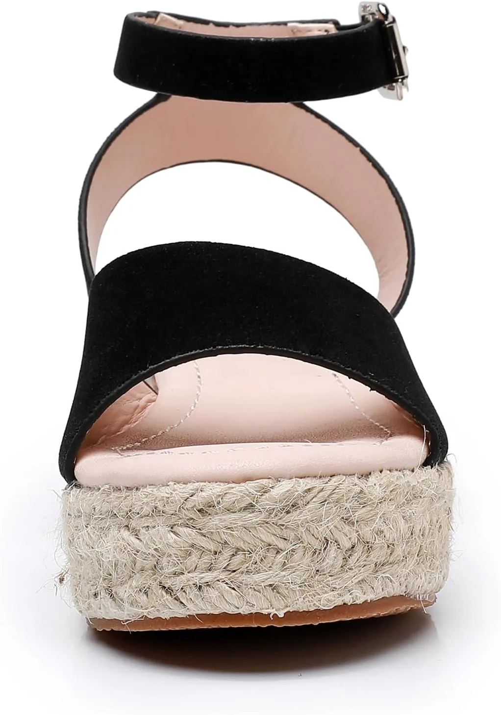Apakowa Girls Sandals Flatform Wedge Open Toe Summer Sandals Shoes Little Big Kid Flower Girl Heels Dress Shoes (Little Kid/Big Kid)