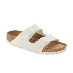 Arizona Soft Footbed - Suede Leather - Antique White - Regular