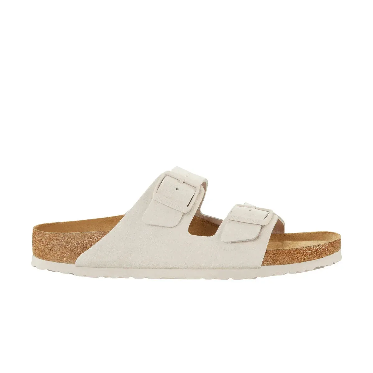 Arizona Soft Footbed - Suede Leather - Antique White - Regular