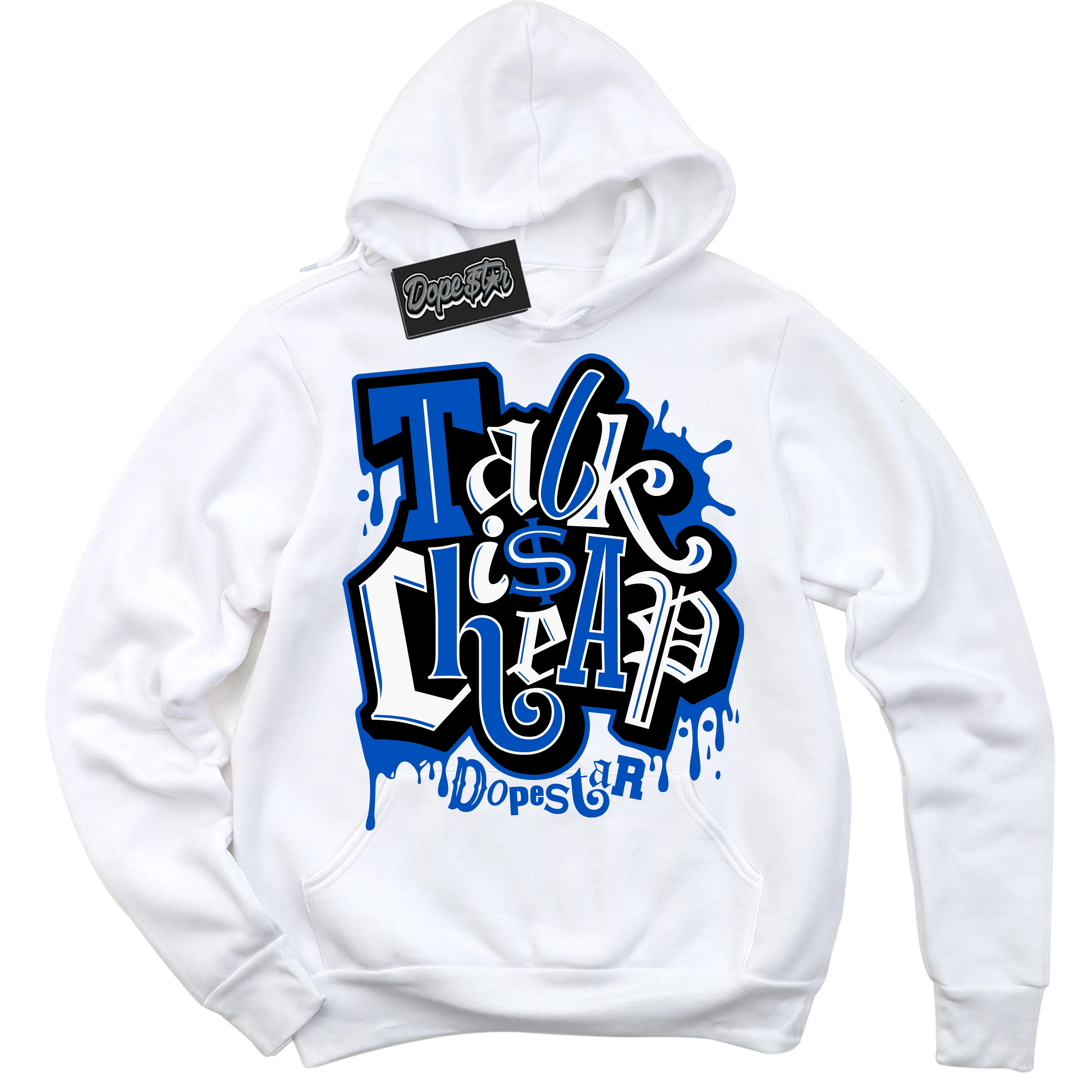 Astronomy Blue Dunk Sneaker Hoodie Talk Is Cheap Graphic