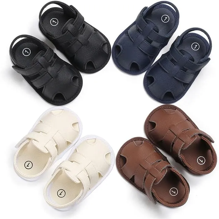 Baby Boys Girls Summer Sandals Non-Slip Soft Sole Breathable Athletic Outdoor First Walker Toddler