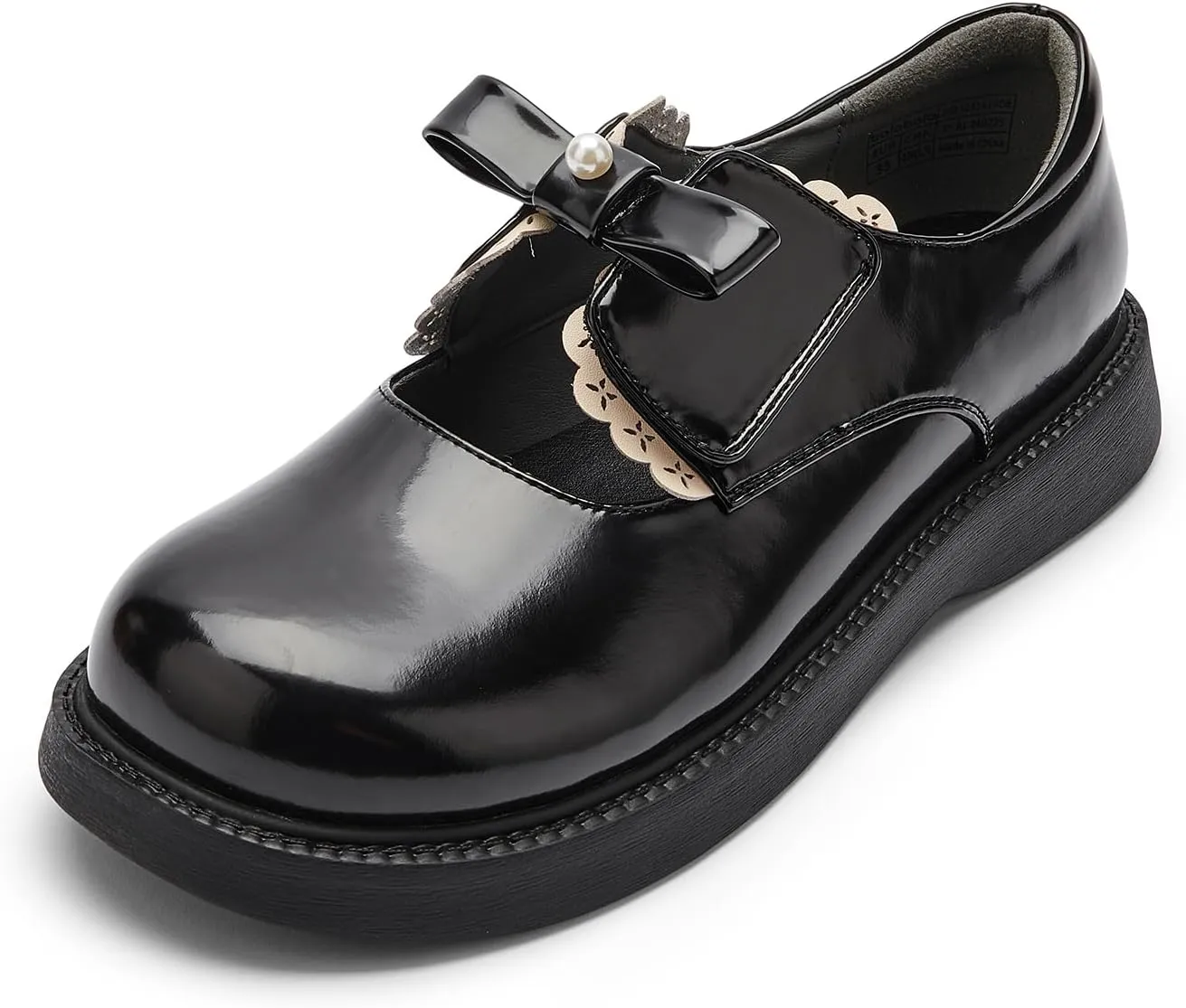 Balabala Little Girls Mary Jane Princess Dress Shoes - Toddler Girls Ballet Flats for School, Party and Wedding