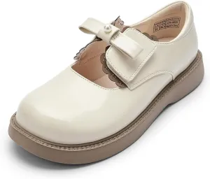 Balabala Little Girls Mary Jane Princess Dress Shoes - Toddler Girls Ballet Flats for School, Party and Wedding
