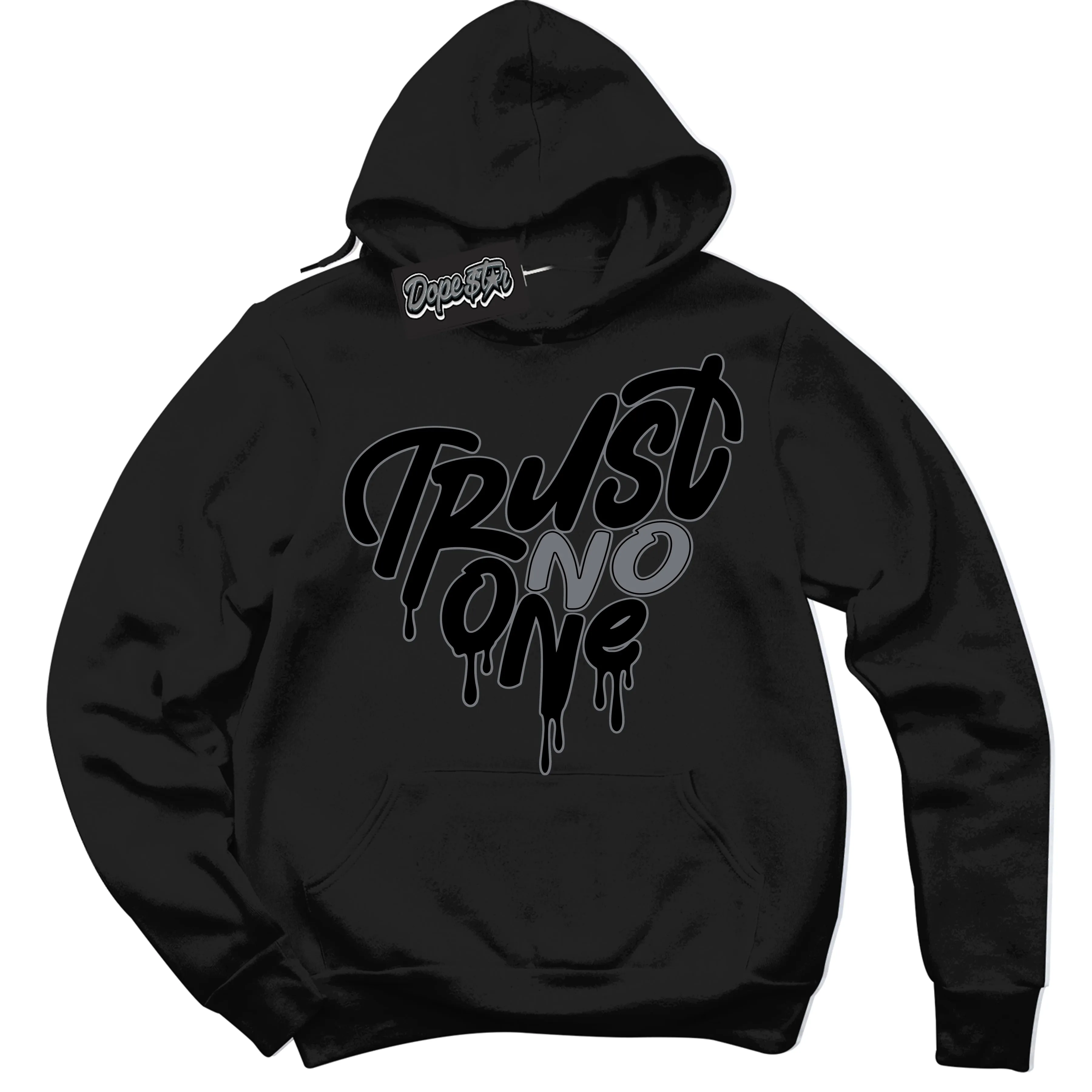 Barons 12s Sneaker Hoodie Trust No One Heart Graphic