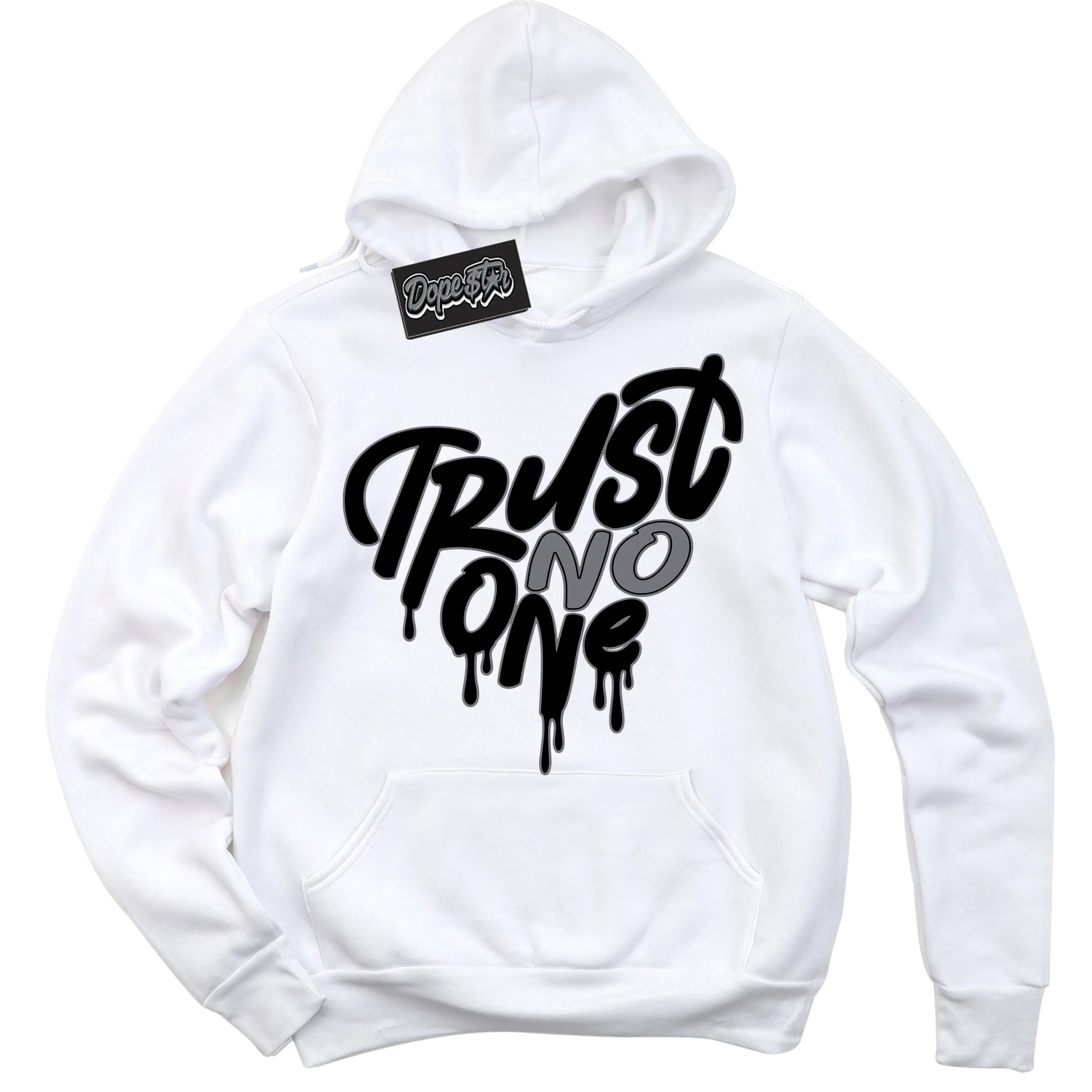 Barons 12s Sneaker Hoodie Trust No One Heart Graphic
