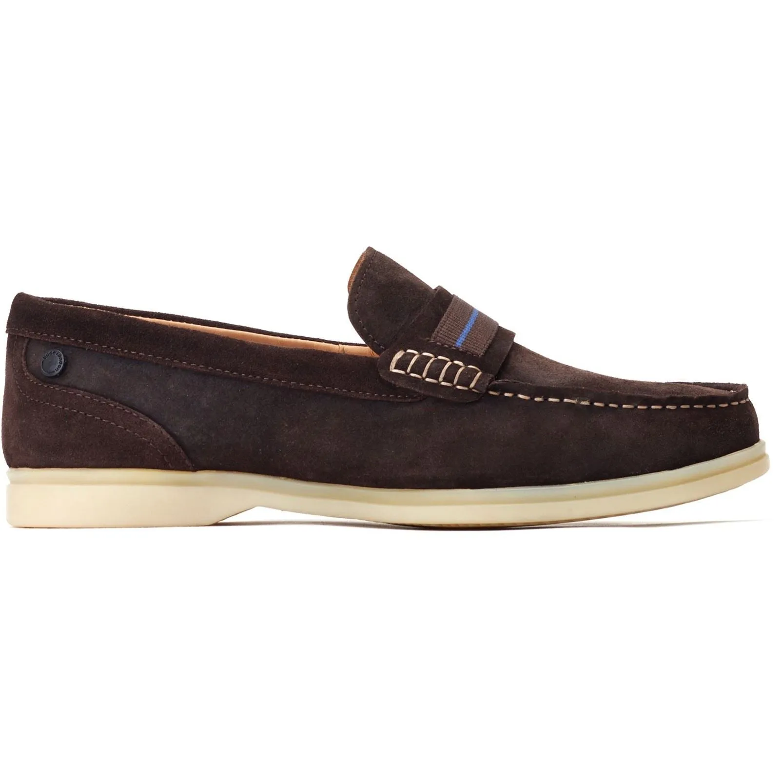 Base London Men's Drum Loafer in Burnt Brown