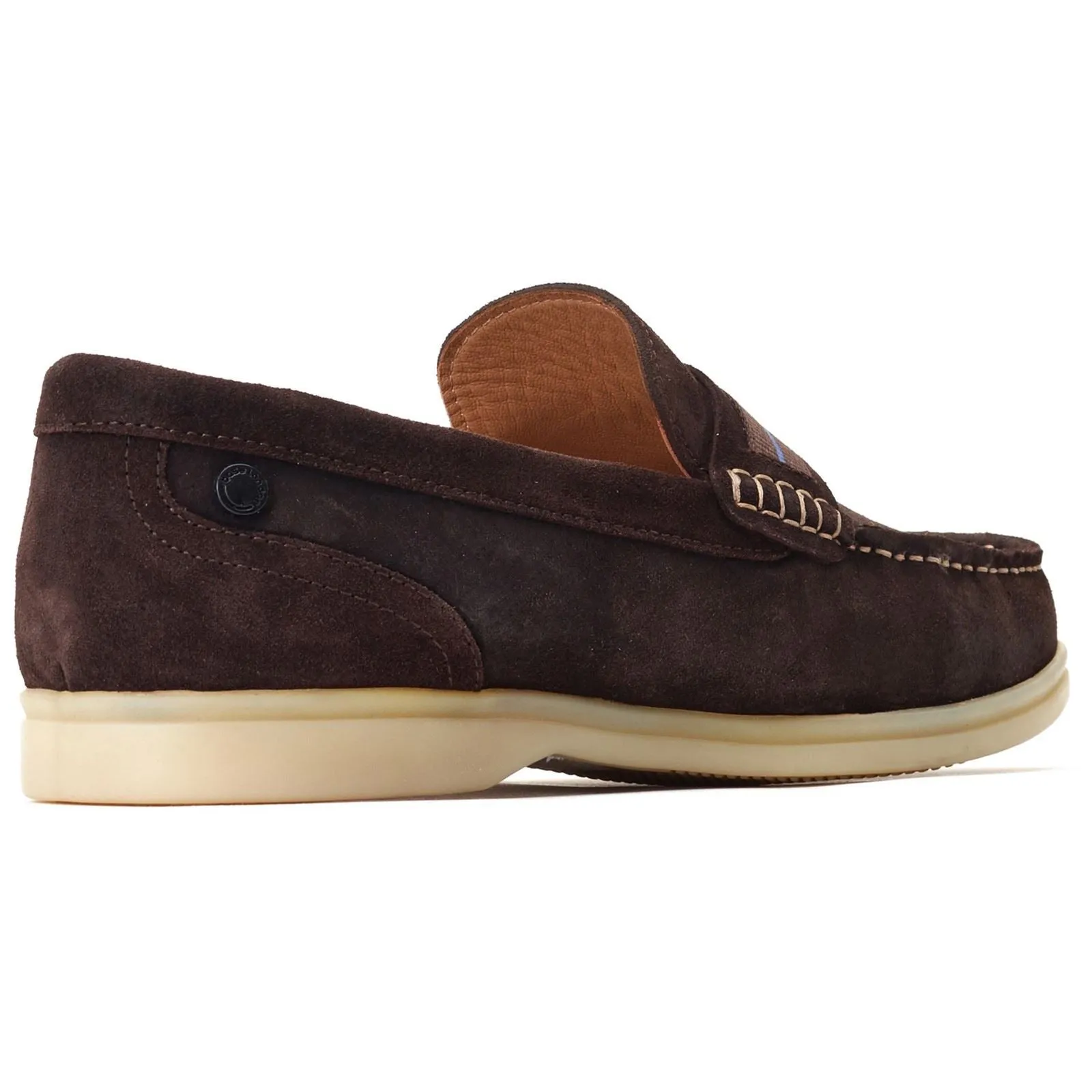 Base London Men's Drum Loafer in Burnt Brown