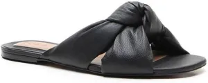 BCBGMAXAZRIA Women's Tinsley Knotted Flat Sandal