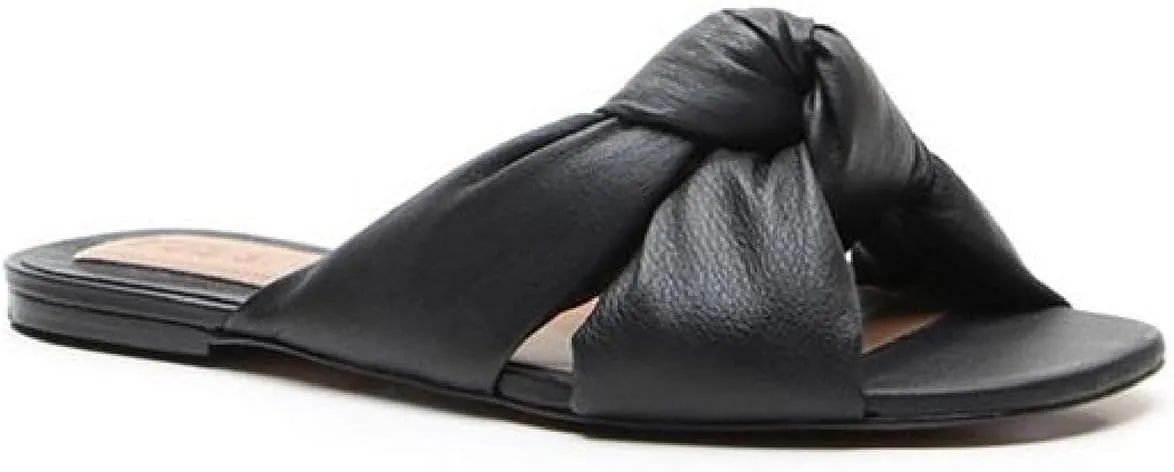 BCBGMAXAZRIA Women's Tinsley Knotted Flat Sandal