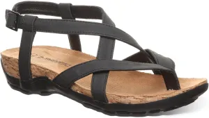 BEARPAW Women's Casita Black Sandal Size 8