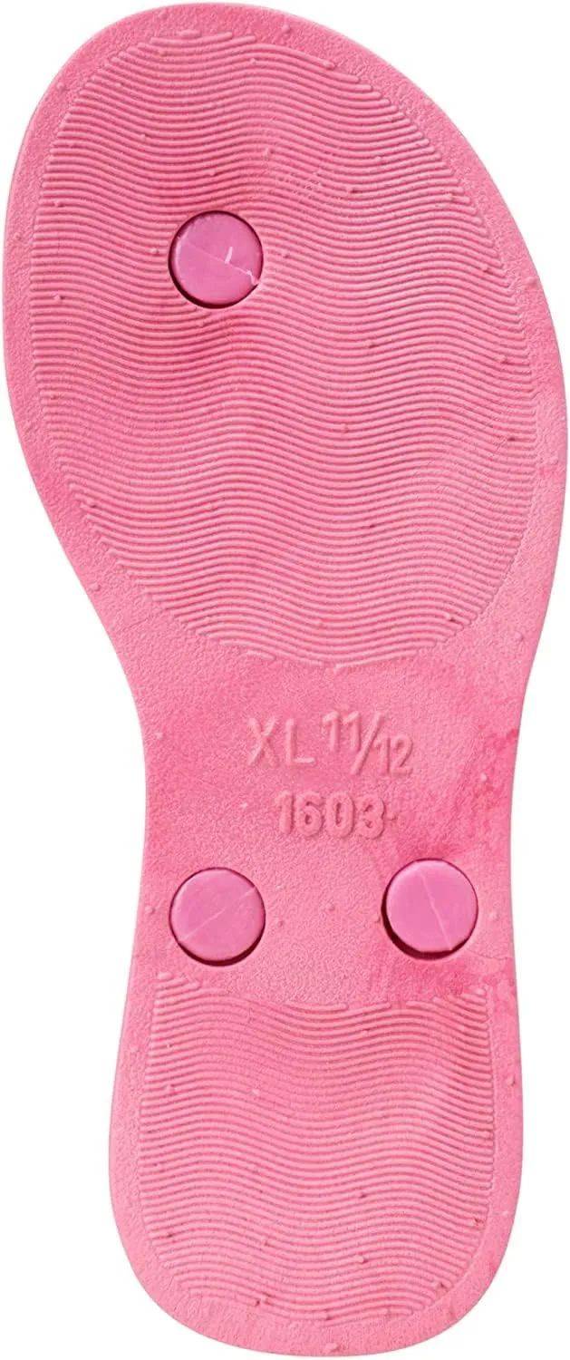 bebe Girls' Sandals - Open Toe Summer Flat Dress Shoes Snap Buckle Sandals with Chiffon Flower Design and Cushioned Sole