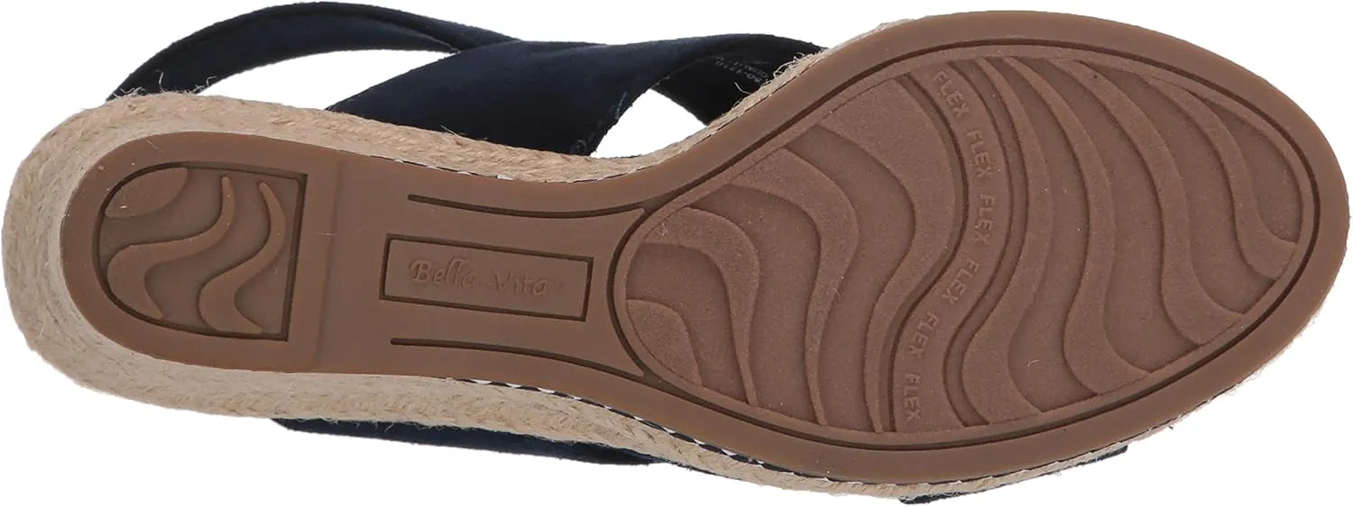 Bella Vita Women's Espadrille Wedge Sandal
