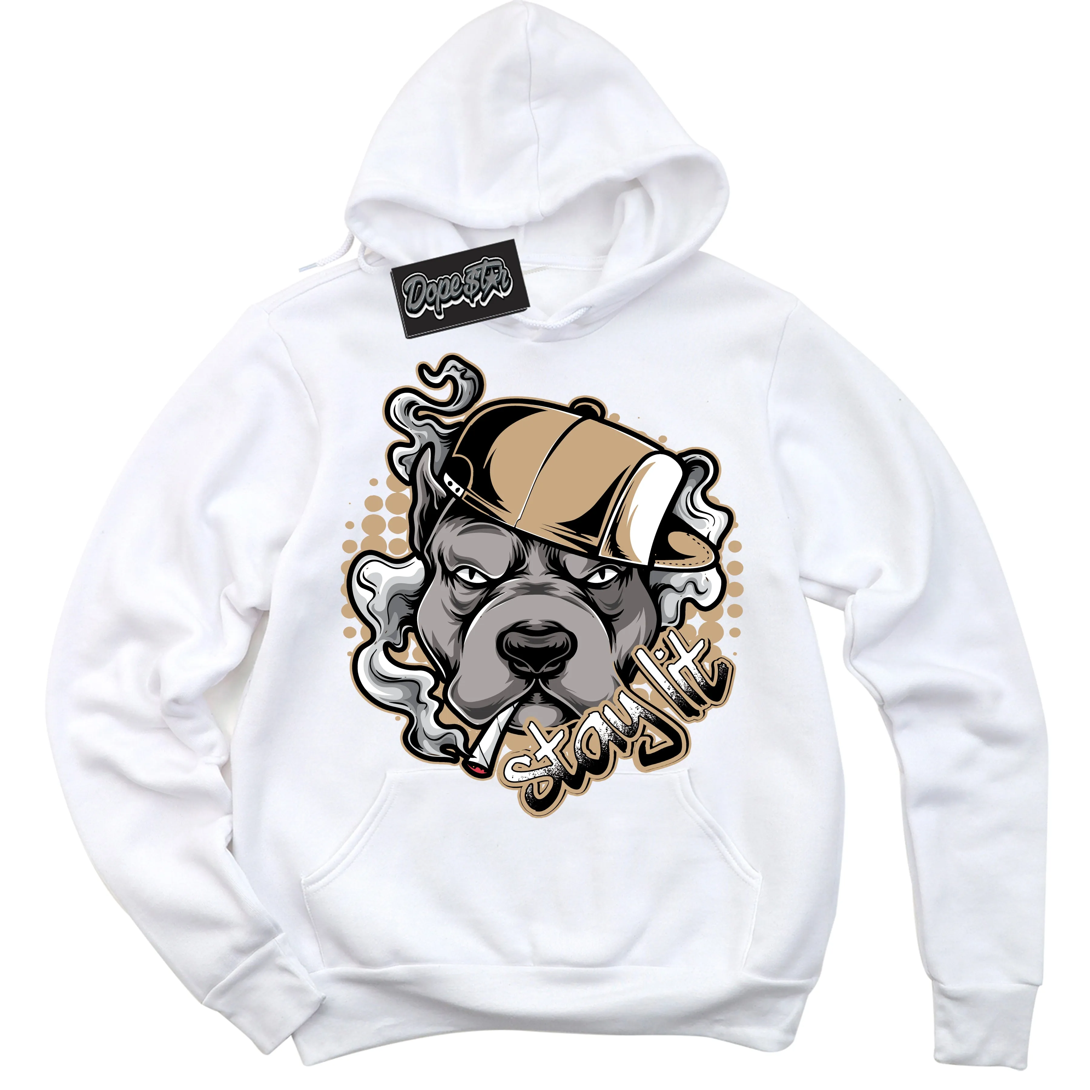 Black Anthracite Sesame Dunk Sneaker Hoodie Stay Lit Graphic