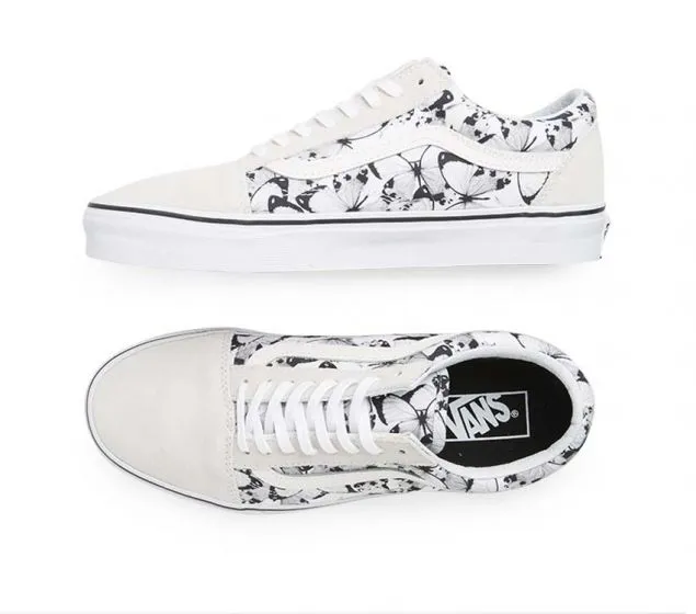 BLACK | (BUTTERFLY) Overnight delivery TRUE Holiday special | VANS WHITE SKOOL OLD