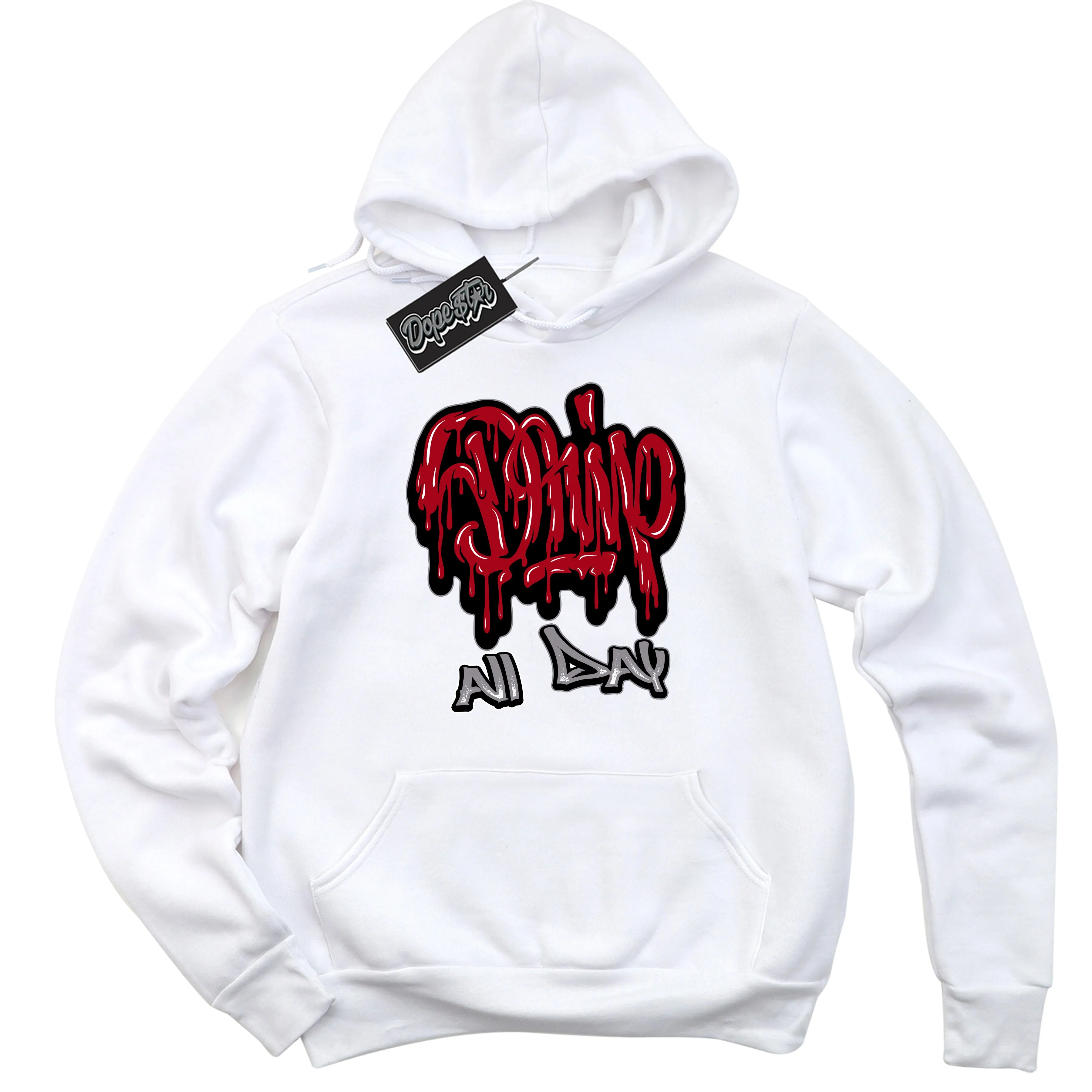 Black Metallic Reimagined 5s Sneaker Hoodie Drip All Day Graphic