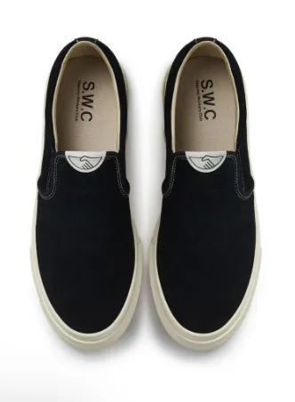 Black Suede Lister Sneakers