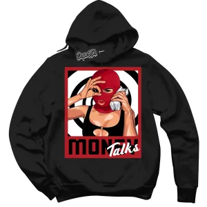 Black Toe Reimagined 1s Sneaker Hoodie Money Talks Graphic