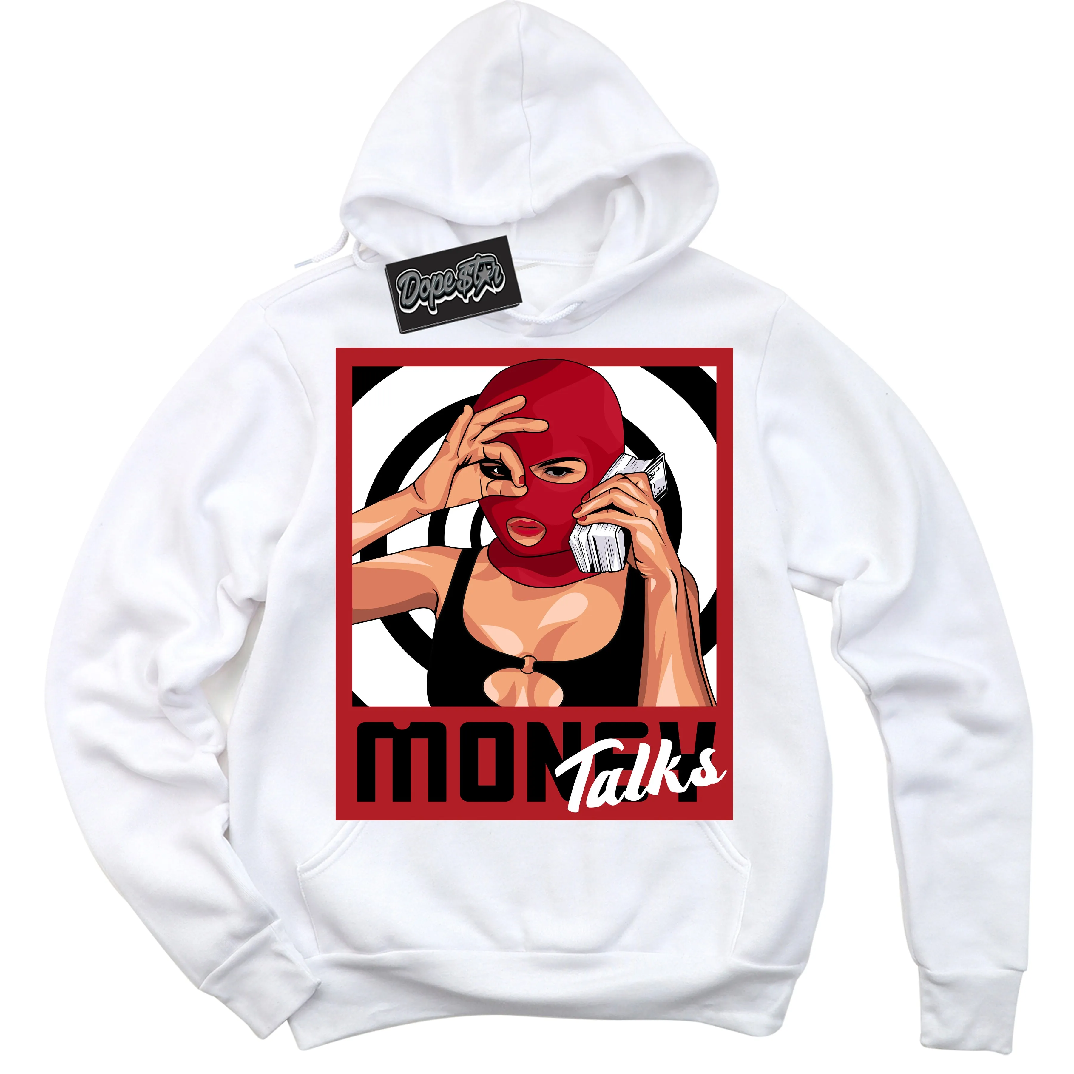 Black Toe Reimagined 1s Sneaker Hoodie Money Talks Graphic