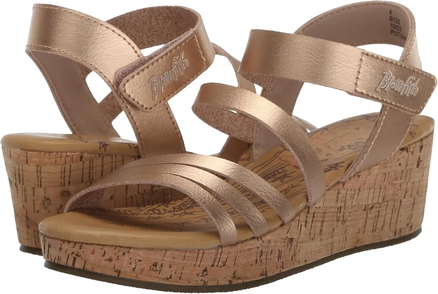 Blowfish Malibu Girl's Leddy-k (Little Big Kid) Wedge Sandal