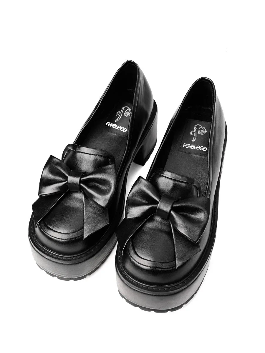 Bow Platform Loafers FOXBLOOD