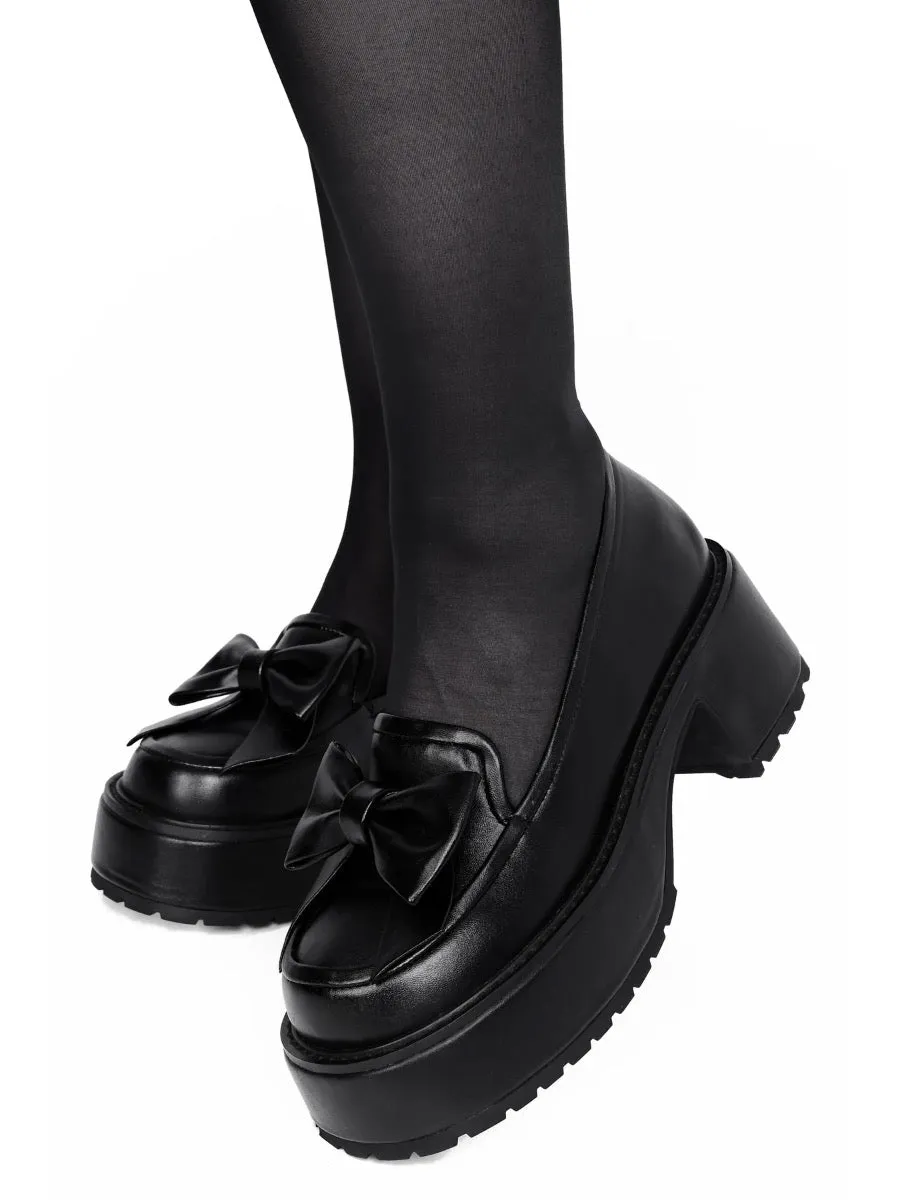 Bow Platform Loafers FOXBLOOD