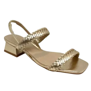 Brazilio Mid Heel  -  Light Gold